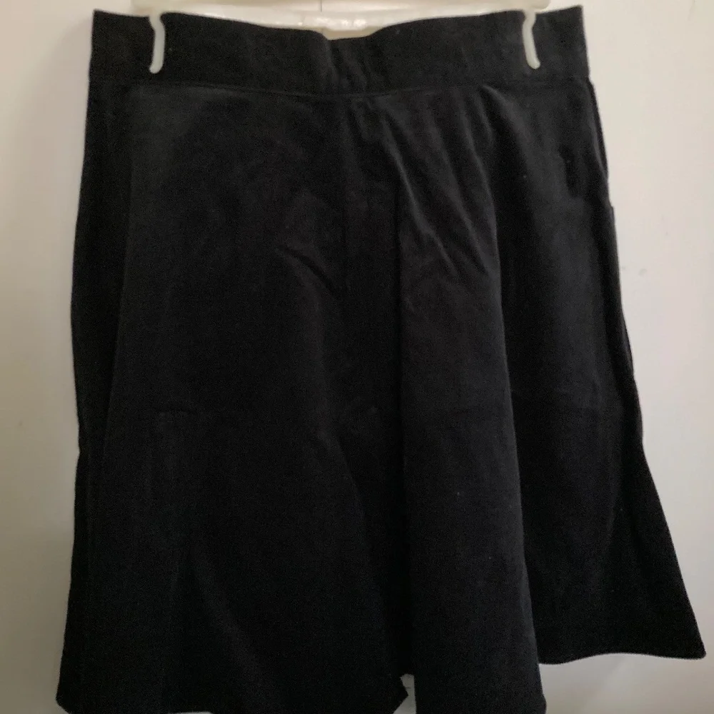 NWT Black Hell Bunny Corduroy Wonder Years Knee Skirt with Buttons and Pockets - Picture 6 of 12